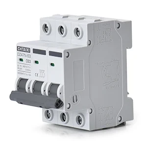 AC Circuit Breaker DIN Rail 3P 240V 480V Shell