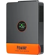 10000W Solar Inverter Pure Sine Wave 48V to 120/240V AC Converter for Home, RV, Truck, PowMr's Hy...