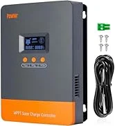 MPPT 80A Solar Charge Controller 12V/24V/48V Auto, 80Amp Solar Controller MPPT Max.PV Input 150V,...