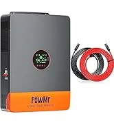 10000W Solar Inverter Pure Sine Wave 48V to 120V/240V, Split-Phase Hybrid Power Inverter Charger ...