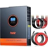 5000W Solar Inverter 48V 110V AC Built in 80amp MPPT Controller, Max 5000W 500V PV Input +20 Feet...