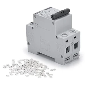 AC circuit breaker DIN Rail 240V 480V MCB disyuntor 3P A+ Sliver