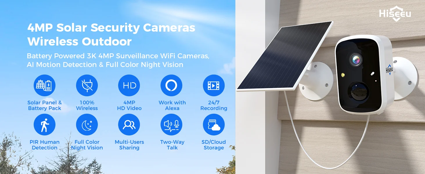 solar security cameras wireless outdoor