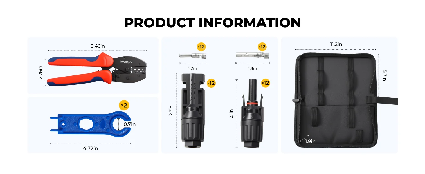 Solar Crimper Tool Kit